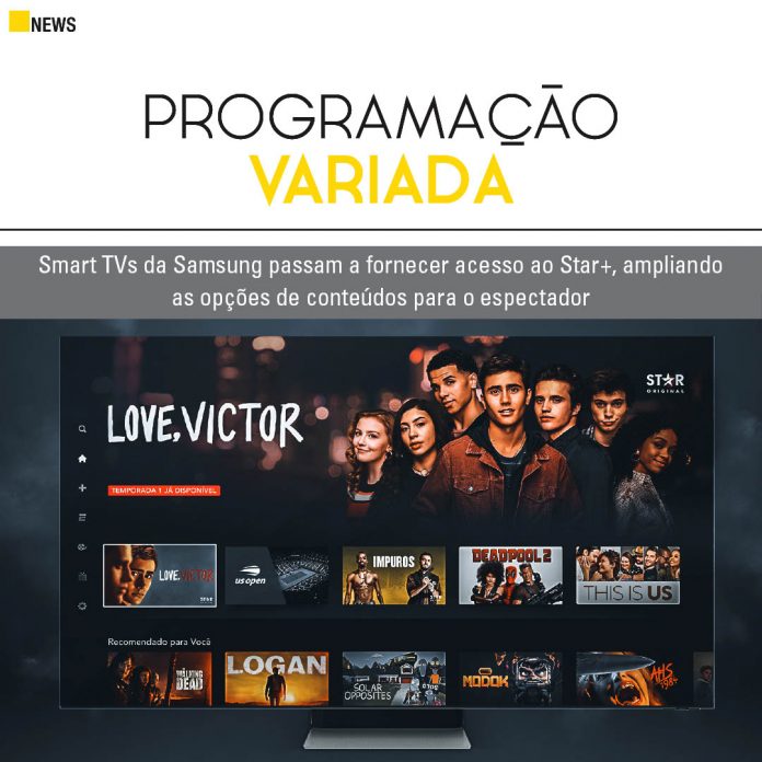 Ampliando as opções de conteúdos, Smart TVs da Samsung passam a fornecer acesso ao Star+