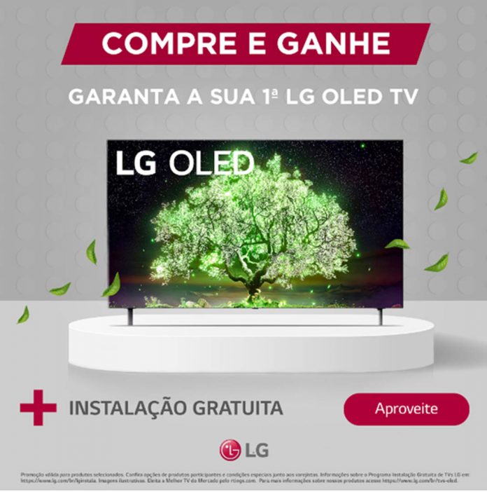 Compre a LG OLED TV e ganhe instalação gratuita