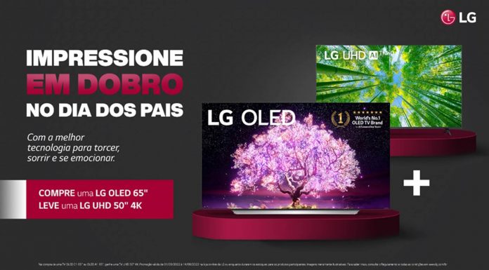 LG oferece produtos com alta tecnologia para presentear seu pai